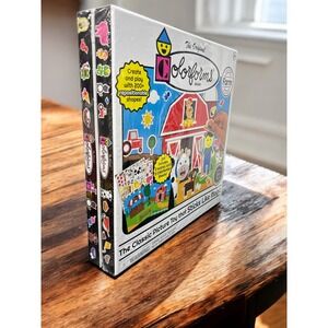 Colorforms The Original Classic Picture Toy Farm & Pets Reusable Shapes Fun NEW